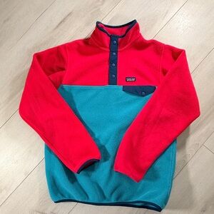 Patagonia Kids' Lightweight Synchilla Snap-T Fleece Pullover Size 16-18